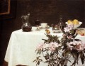 Stillleben Ecke Eines Tabelle Blumenmaler Henri Fantin Latour